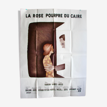 Affiche du film "La Rose pourpre du Caire"  Folon