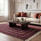 Traditional handwoven Berber rug size 150x250 cm