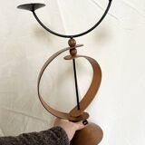 Danish teak candle holder