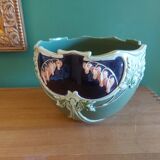Art Nouveau ceramic pot cover