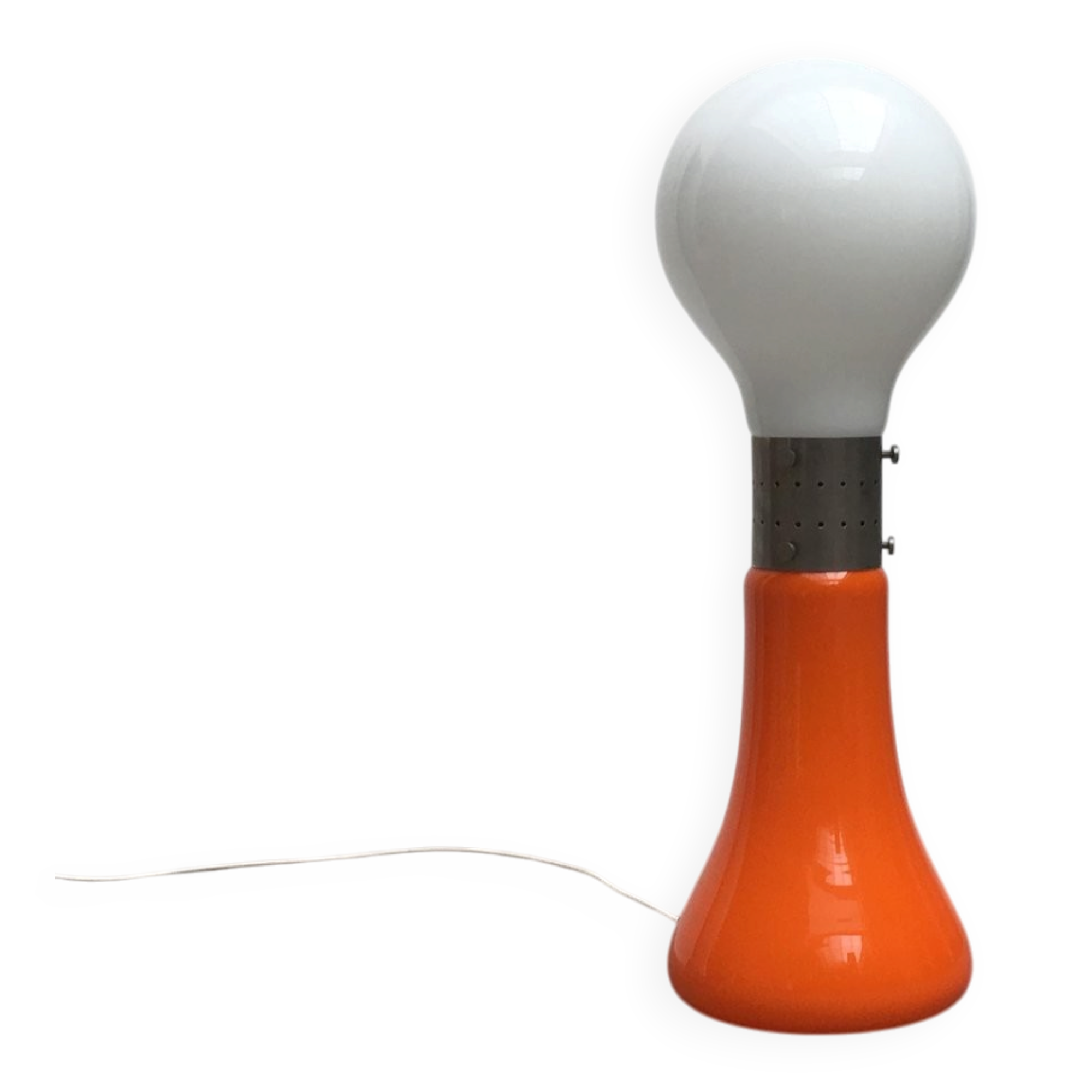 Murano Glass Floor Lamp Model Birillo Mid-Century Italian Space, 1960s