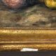Table still life with apples and basket, signed at the beginning of the 20th century