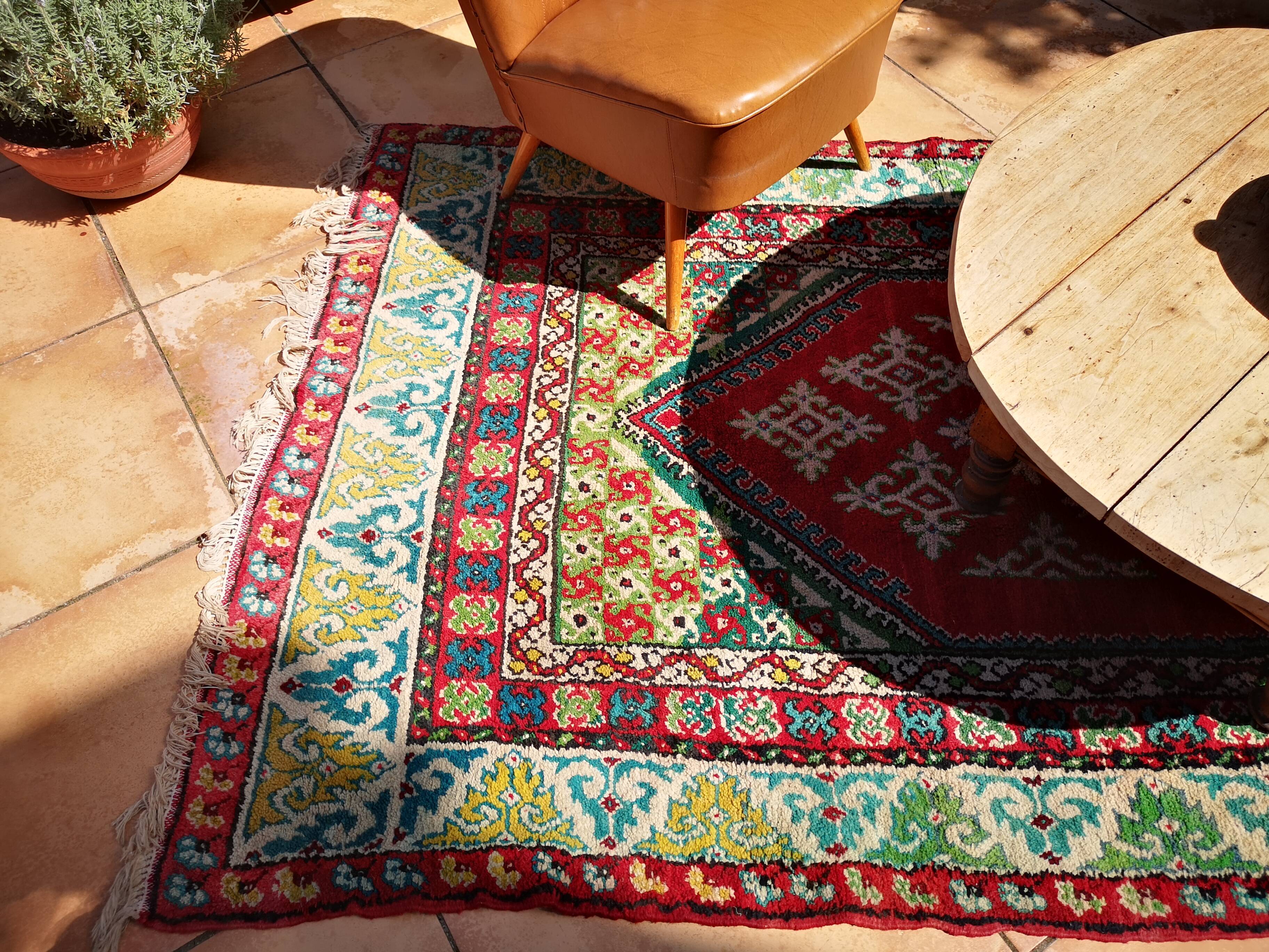 Persian wool carpet 260x138 cm