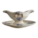 Pexonne ironstone sauceboat, Aubépine model