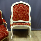 Pair of chairs style Louis XV XIX