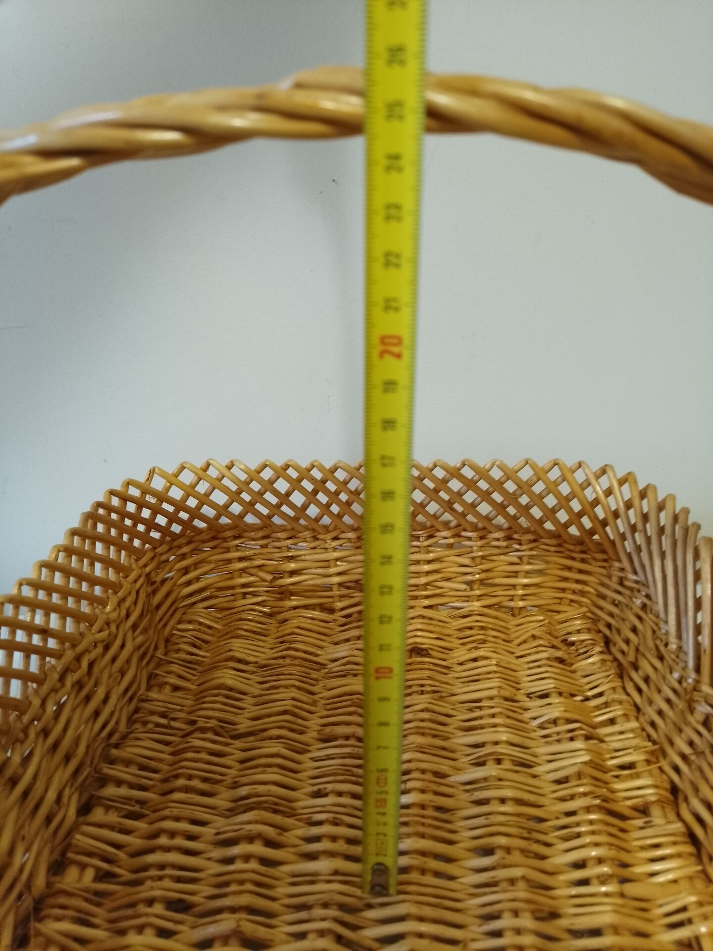 Panier à anse en osier