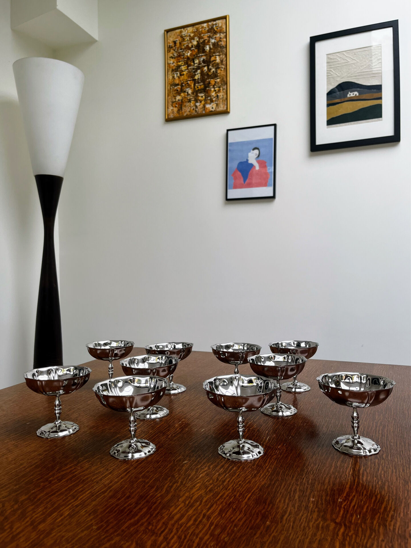 10 footed ice cream bowls