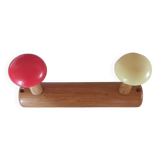 Vintage wall coat rack