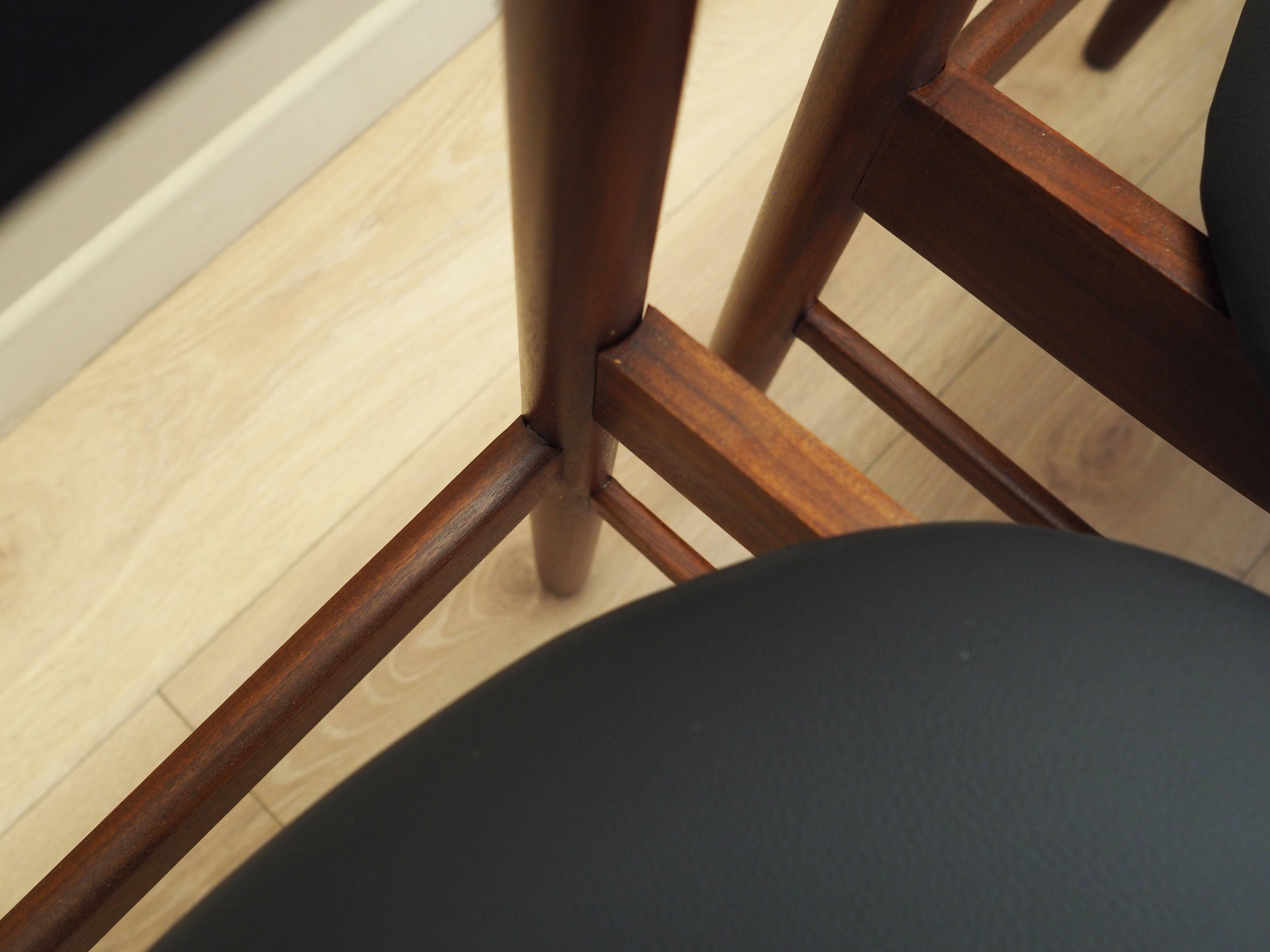 Set of four teak chairs, Danish design, 1960s, production: Denmark