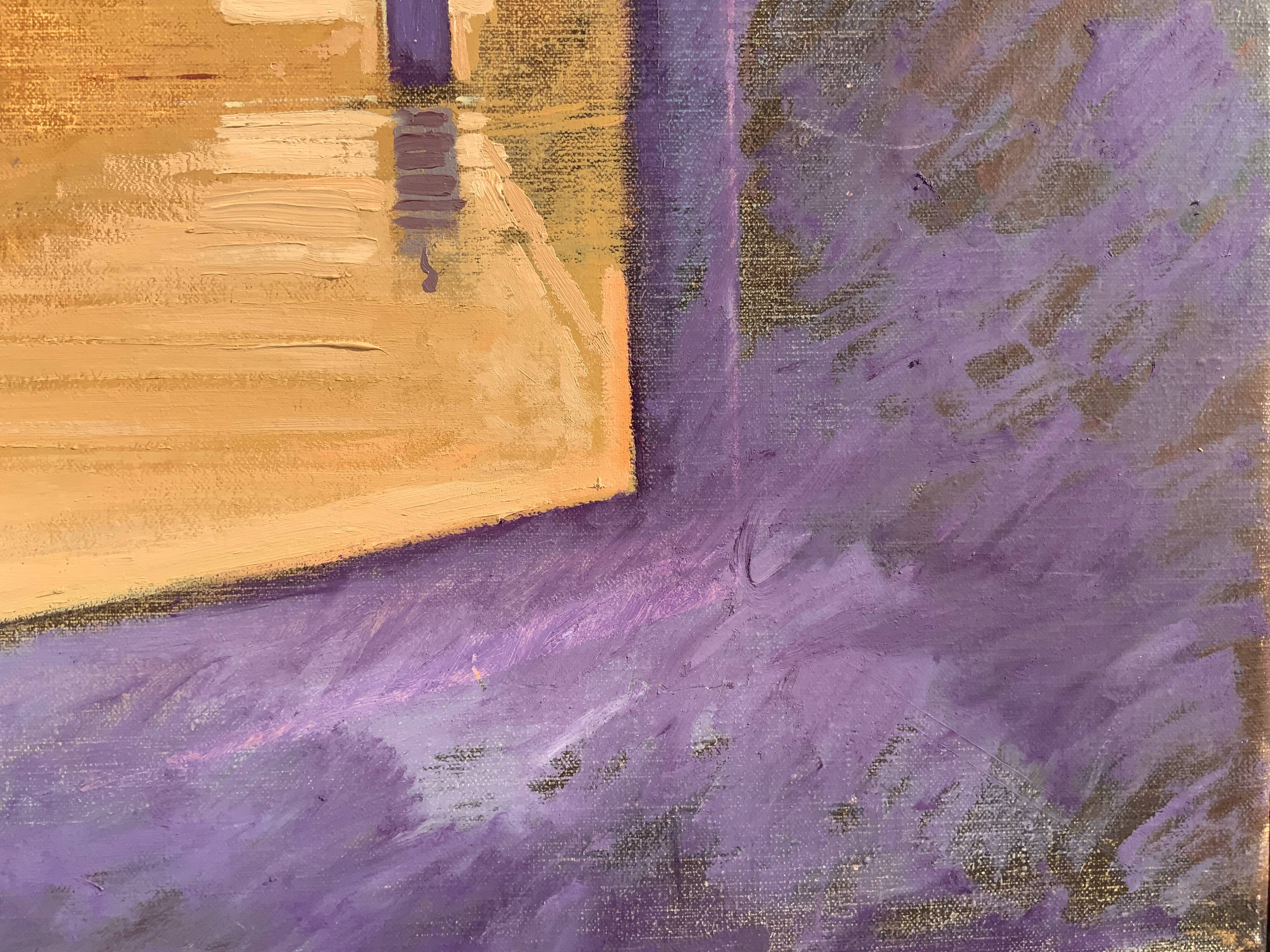 Vintage Surreal oil Painting by Gunar Thoren 1997