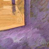 Vintage Surreal oil Painting by Gunar Thoren 1997