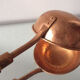 Copper ladle with rosewood handle mid century denmark