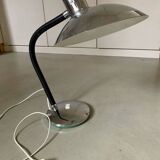 70s chrome saucer lamp