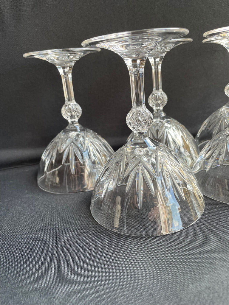 Champagne Glasses (5) - Mid-century modern - Crystal