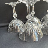 Champagne Glasses (5) - Mid-century modern - Crystal