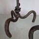 Set of 3 wrought iron candle holders