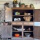 The rustic oak dresser