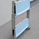 Vintage 1980s folding rolling table