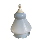 Vintage white lamp with slight light gray gradient