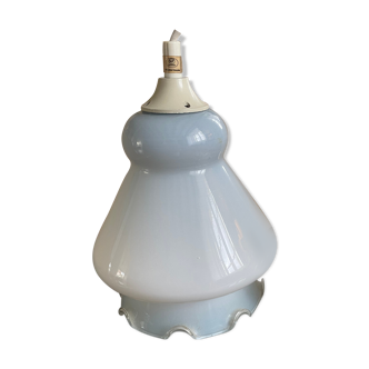 Vintage white lamp with slight light gray gradient