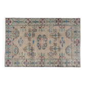 Flower Design Oushak Carpet