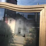 Golden mirror with sheet 151 x 103 cm