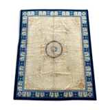 Tapis ancien chinois art déco 244x308 cm