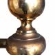 Early 20th century brass bed