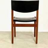 Danish Dining Chair by Erik Wørts Model Erika, 1960s