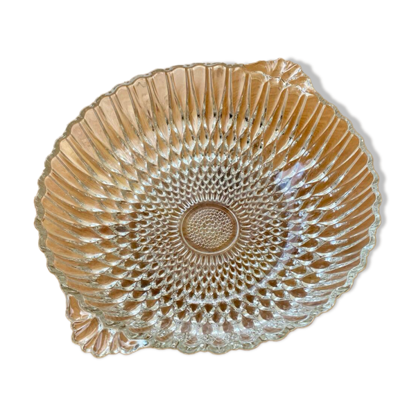 Saladier en verre vintage