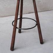 Brutalist Mid-Century 'Marbella' Bar Stool (2 Available)