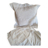 2 white embroidered cushion covers from Nimbus