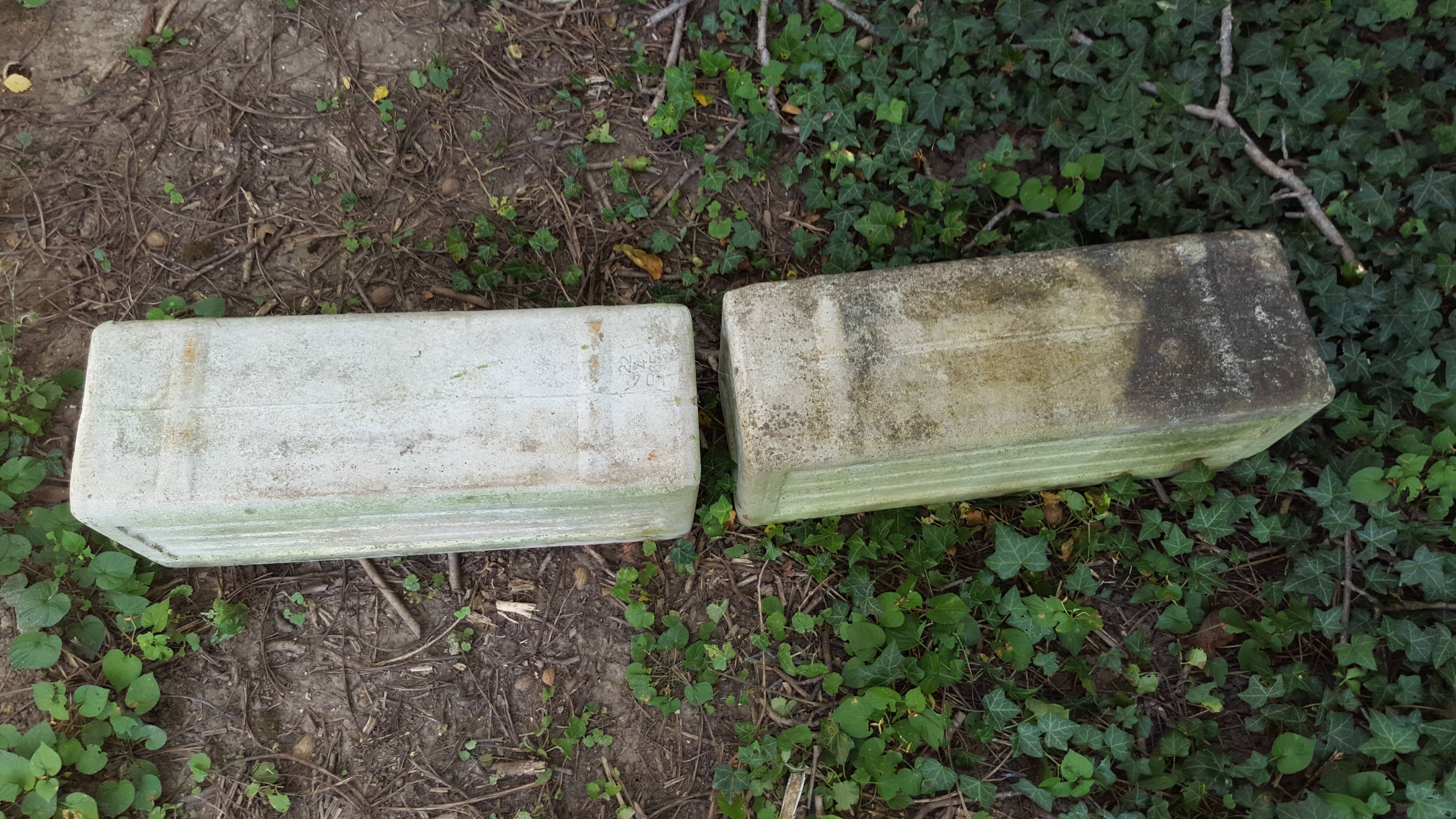 Pair of 1950s planters