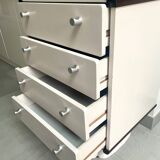 Small tulip-shaped chest of drawers 1970 Gauthier