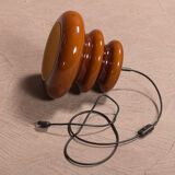 Orange suspension lamp, by Peill & Putzler, circa 1970