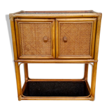 Caning and rattan storage furniture