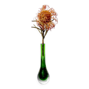 Vase soliflore vert sommerso par Seguso, Murano, Italie, 1970