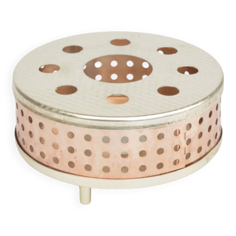 Copper tealight warmer, Germany, 1970s.