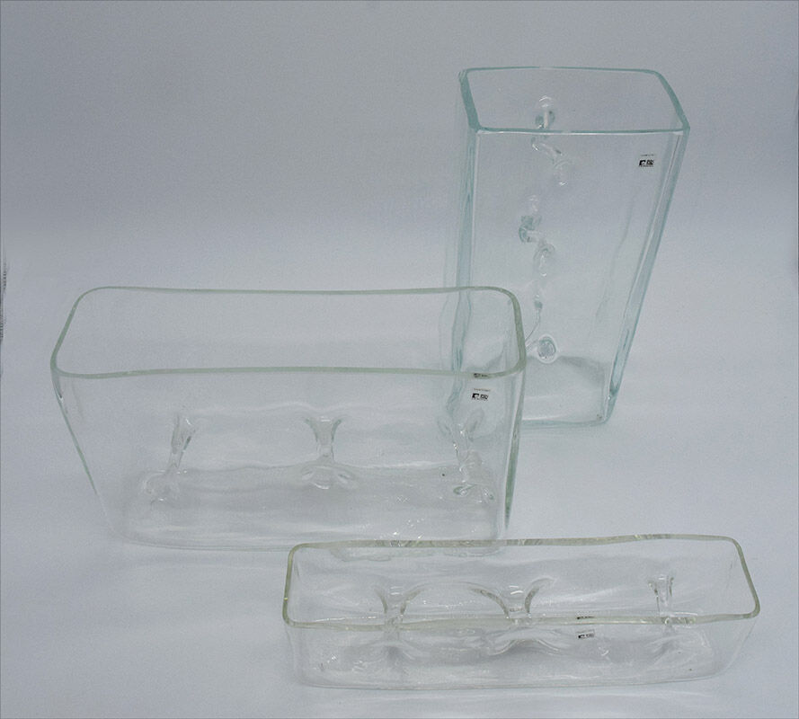 Murano Repetaj Vases by Renato Toso for Fratelli Toso, 1968, Set of 3