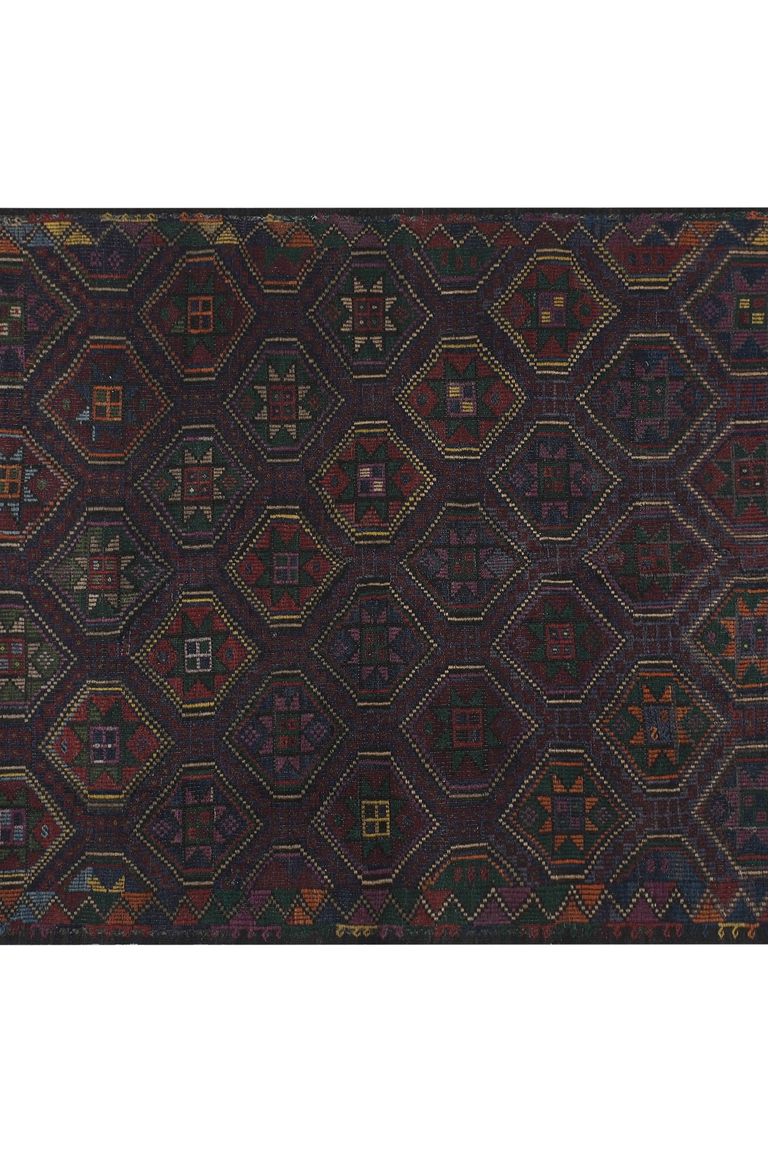 Vintage Turkish Oushak Rug Handwoven 228x292 cm