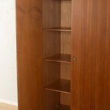 Purist wardrobe from the 1960s in teak veneer by DeWe