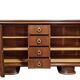 According to Charles Dudouyt: sideboard in a row in solid oak.