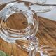 Pair of vintage Art Vannes crystal candlesticks – seventies design