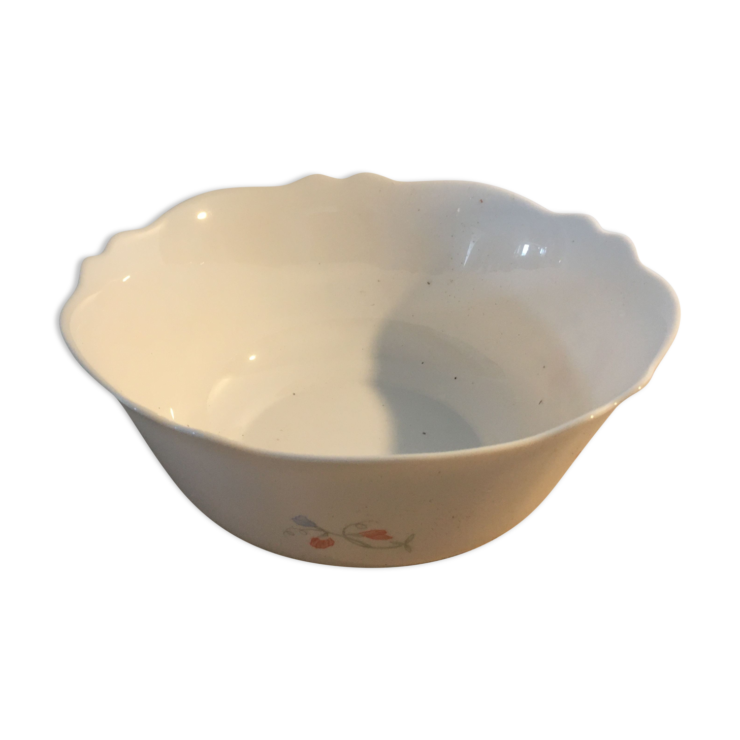 Arcopal salad bowl scent pea pattern