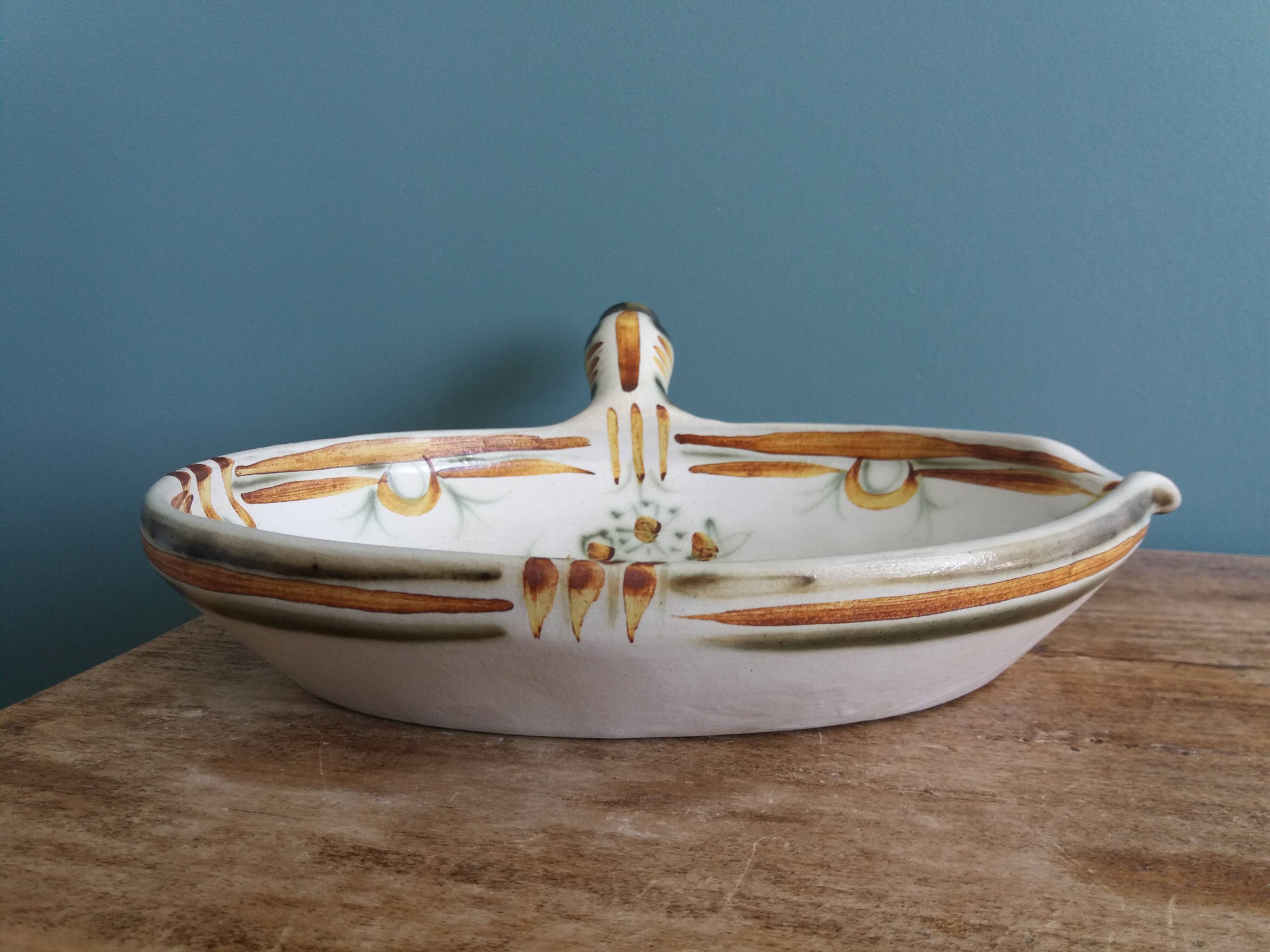 Keraluc Quimper sauce pan by Michel Furic