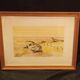 Aquarelle originale signée V. Brunet – « Bateaux sur le rivage »