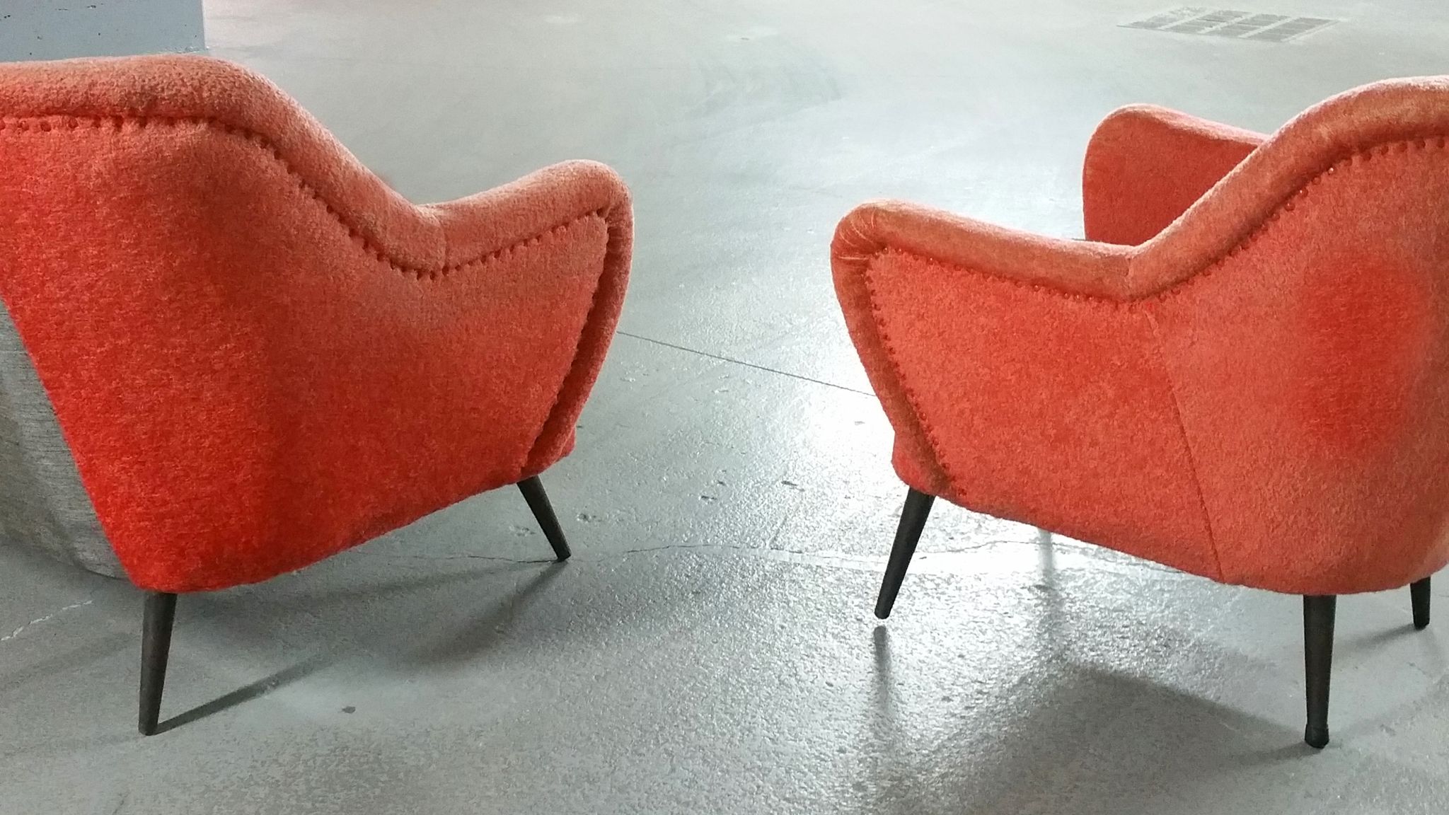 Set 1 1 armchair sofa organic years 50/60