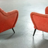 Ensemble 1 canapé 1 fauteuil organique années 50/60