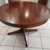 Round table extendable Baumann vintage 1970s