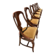 Chaises de style Empire dites Gondole
